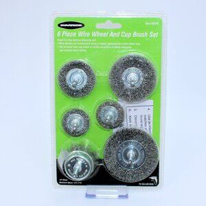 Warrior Wire Wheel/Cup Brush Set 6 Piece